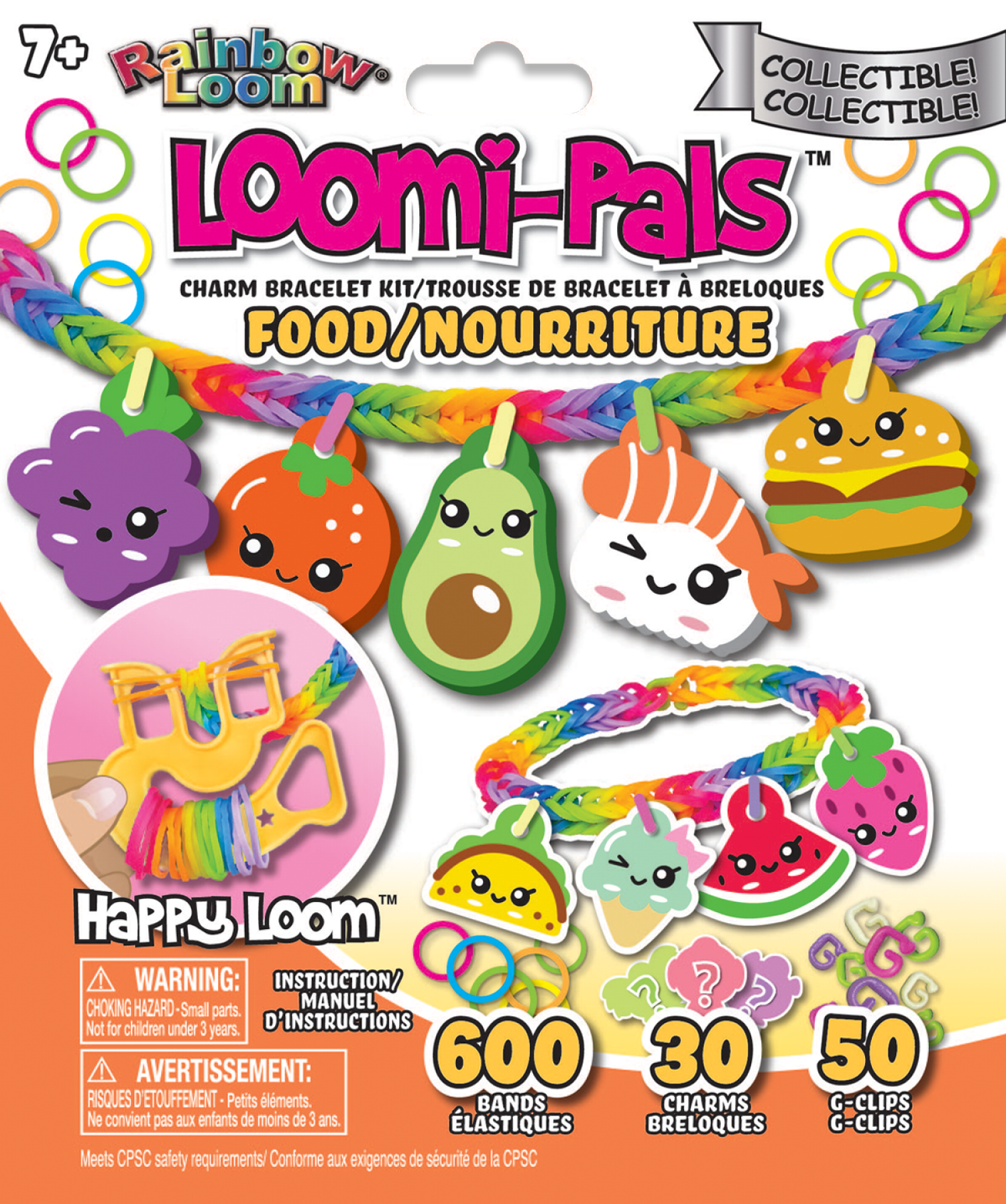 slide 1 of 1, Rainbow Loom Loomipal Collectible - Food, 1 ct