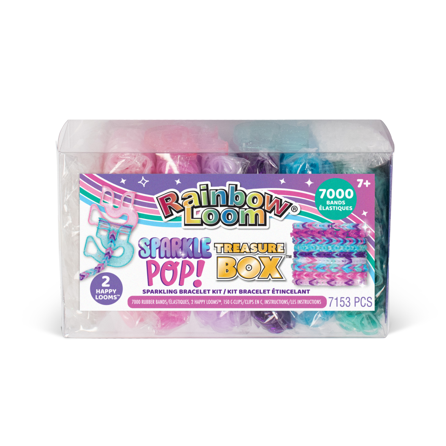 slide 1 of 1, Rainbow Loom Sparkle Pop Treasure Box, 1 ct