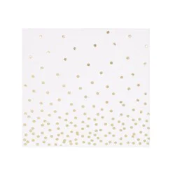 30ct Disposable Lunch Napkins with Foil Gold - Spritz™