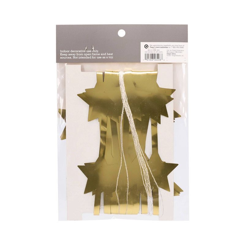 slide 3 of 3, 9ct Star Backdrop Party Decoration Gold - Spritz™, 9 ct