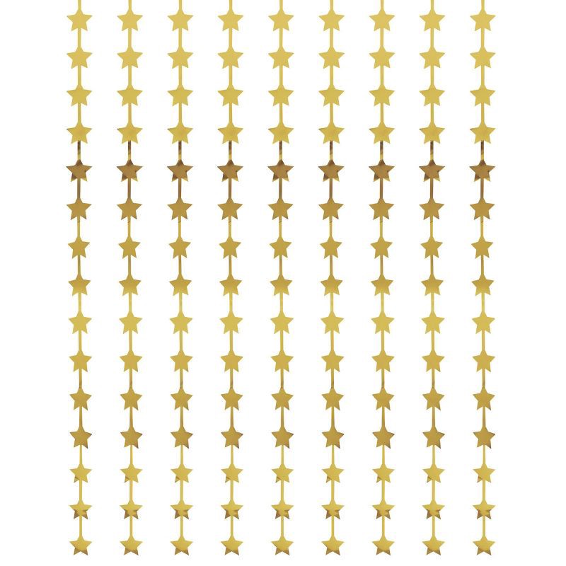 slide 1 of 3, 9ct Star Backdrop Party Decoration Gold - Spritz™, 9 ct