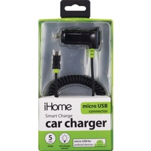 slide 1 of 1, Ihome Smart Charge Car Charger, 1 ct