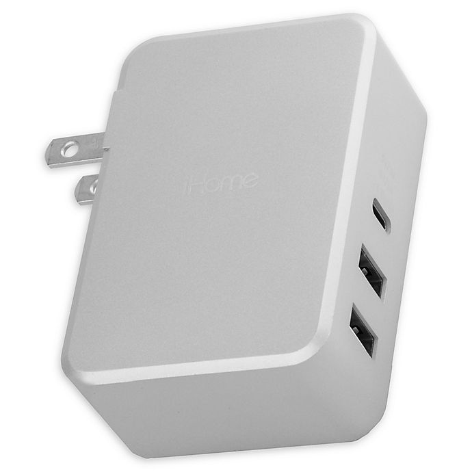 slide 1 of 1, iHome Laptop 45 W Charger - Silver, 1 ct