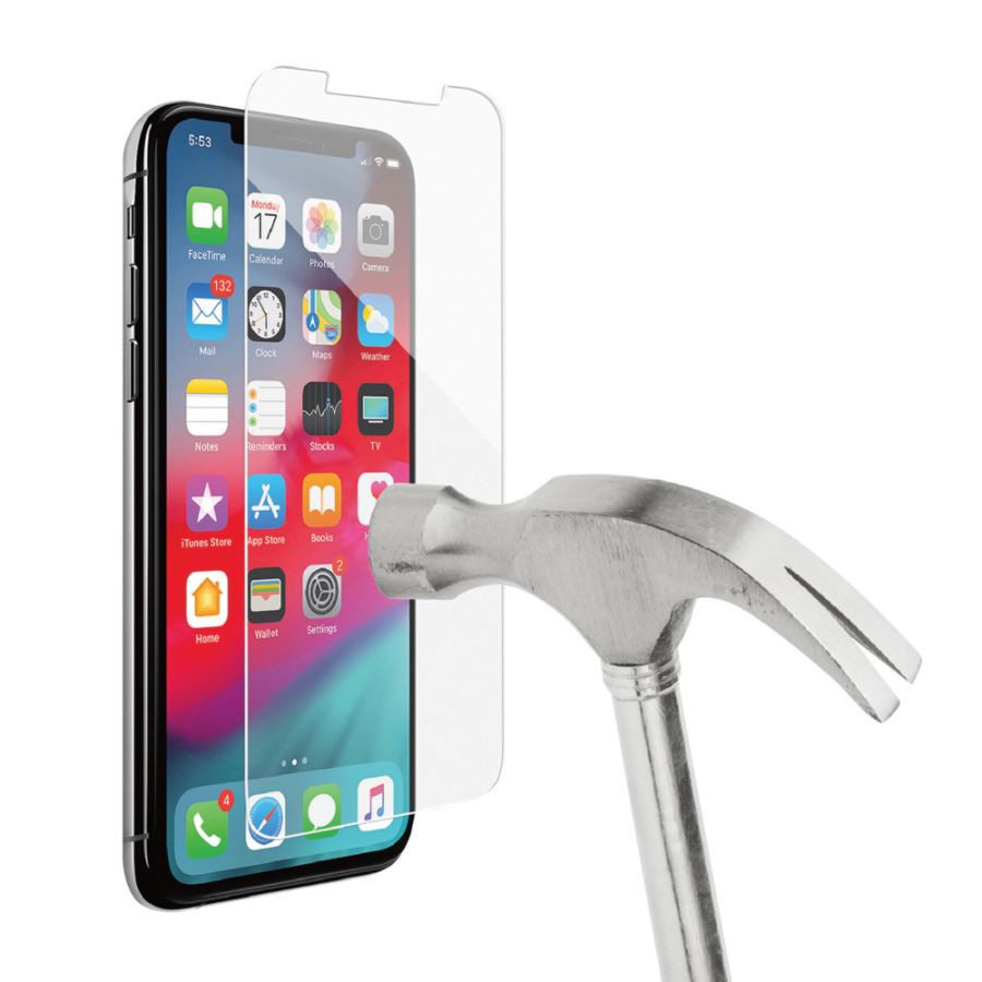 slide 2 of 2, iHome Tempered-Glass Screen Protector For Iphone Xr/11, Clear, 1 ct