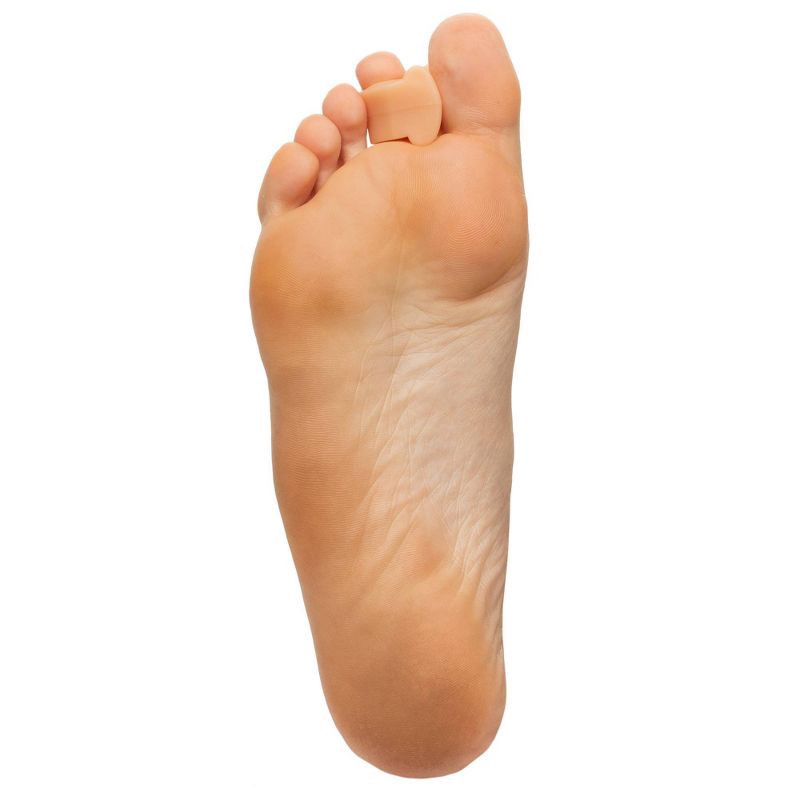slide 4 of 10, ZenToes Single Loop Toe Spacer for Bunion Pain Relief - Beige - 2pk, 2 ct