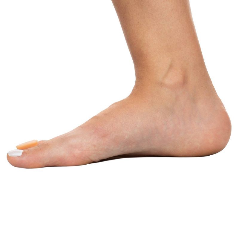 slide 6 of 10, ZenToes Single Loop Toe Spacer for Bunion Pain Relief - Beige - 2pk, 2 ct