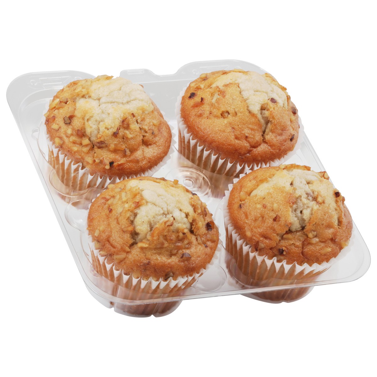 slide 3 of 7, Bakery Fresh Goodness Banana Walnut Muffins, 4 ct