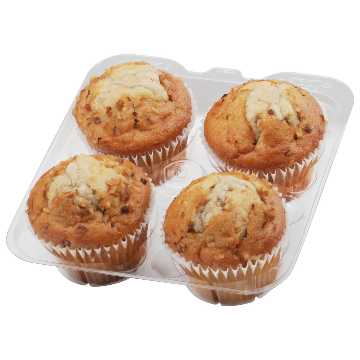 slide 7 of 7, Bakery Fresh Goodness Banana Walnut Muffins, 4 ct