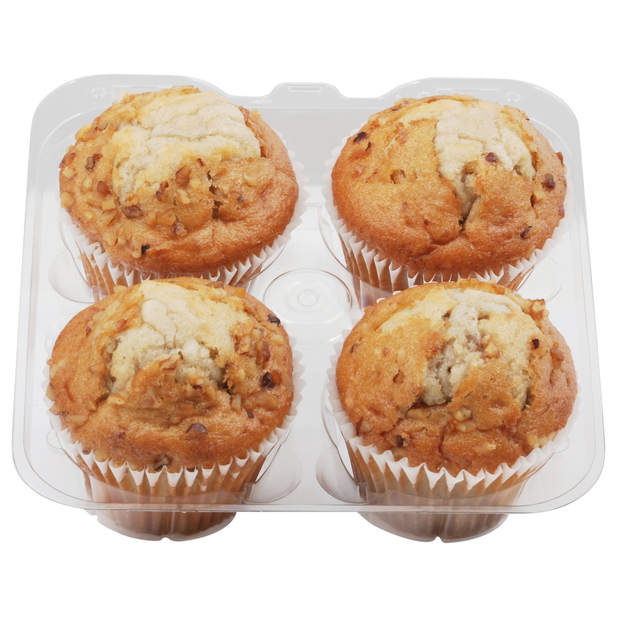 slide 6 of 7, Bakery Fresh Goodness Banana Walnut Muffins, 4 ct