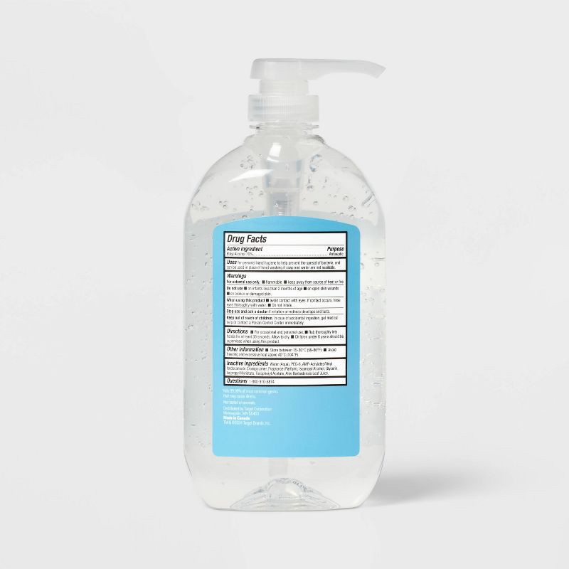 slide 3 of 3, Hand Sanitizer Clear Gel - 32 fl oz - up&up™, 32 fl oz
