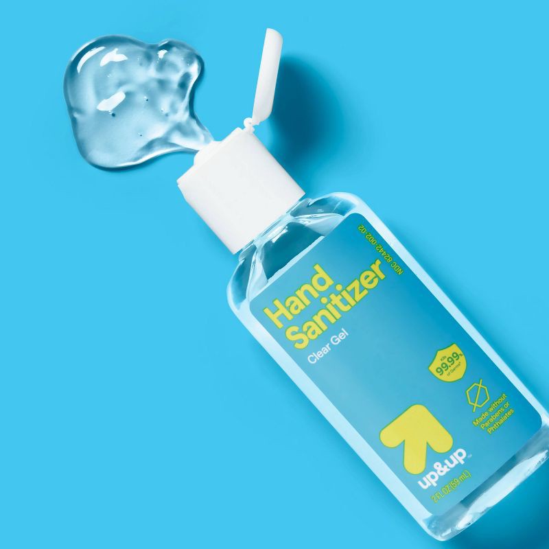 slide 2 of 3, Hand Sanitizer Clear Gel - Trial Size - 2 fl oz - up&up™, 2 fl oz