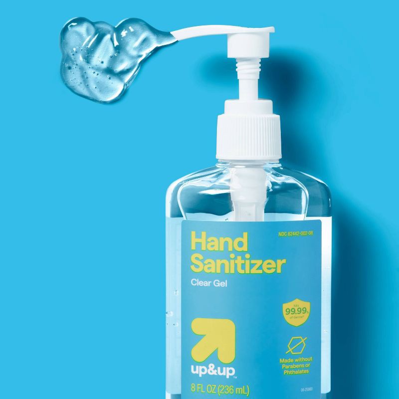 slide 2 of 3, Hand Sanitizer Clear Gel - 8 fl oz - up&up™, 8 fl oz