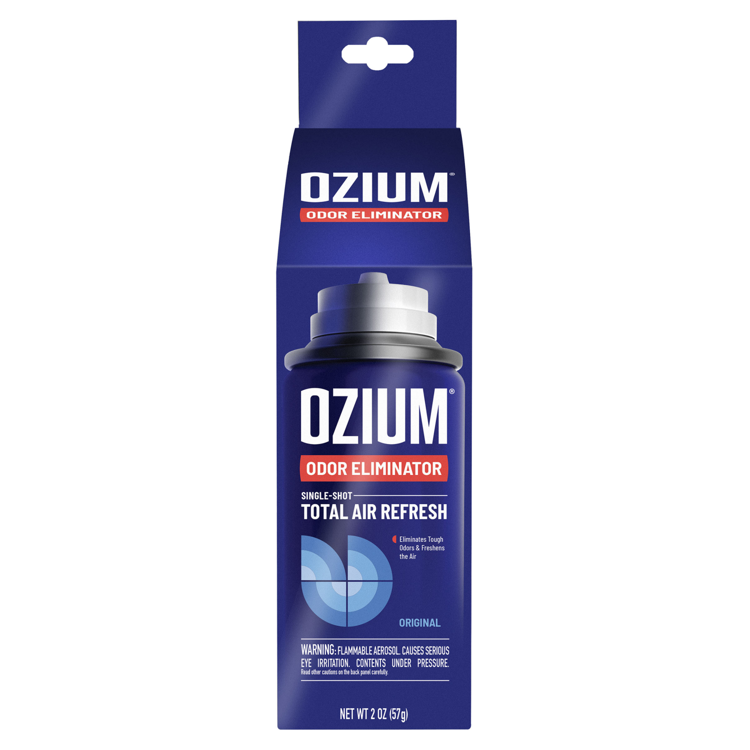 slide 1 of 2, Ozium Single-Shot Total Air Refresh Original Odor Eliminator 2 oz, 2 oz