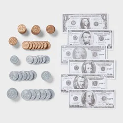 Play Money Party Favor - Spritz™: Realistic Fake Money for Kids, Multicolor, 192 Pieces, Ages 4+