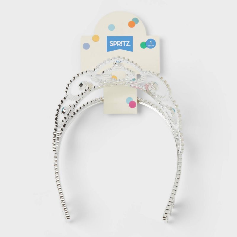 slide 4 of 4, Gem and Star Tiara Party Favor - Spritz™: Princess Theme, Kids Party Supplies, Multicolor, Ages 3+, 1 ct