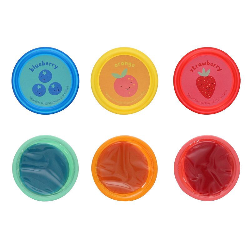 slide 3 of 4, 6ct Scented Party Favor Dough Yellow/Red/Blue - Spritz, 6 ct