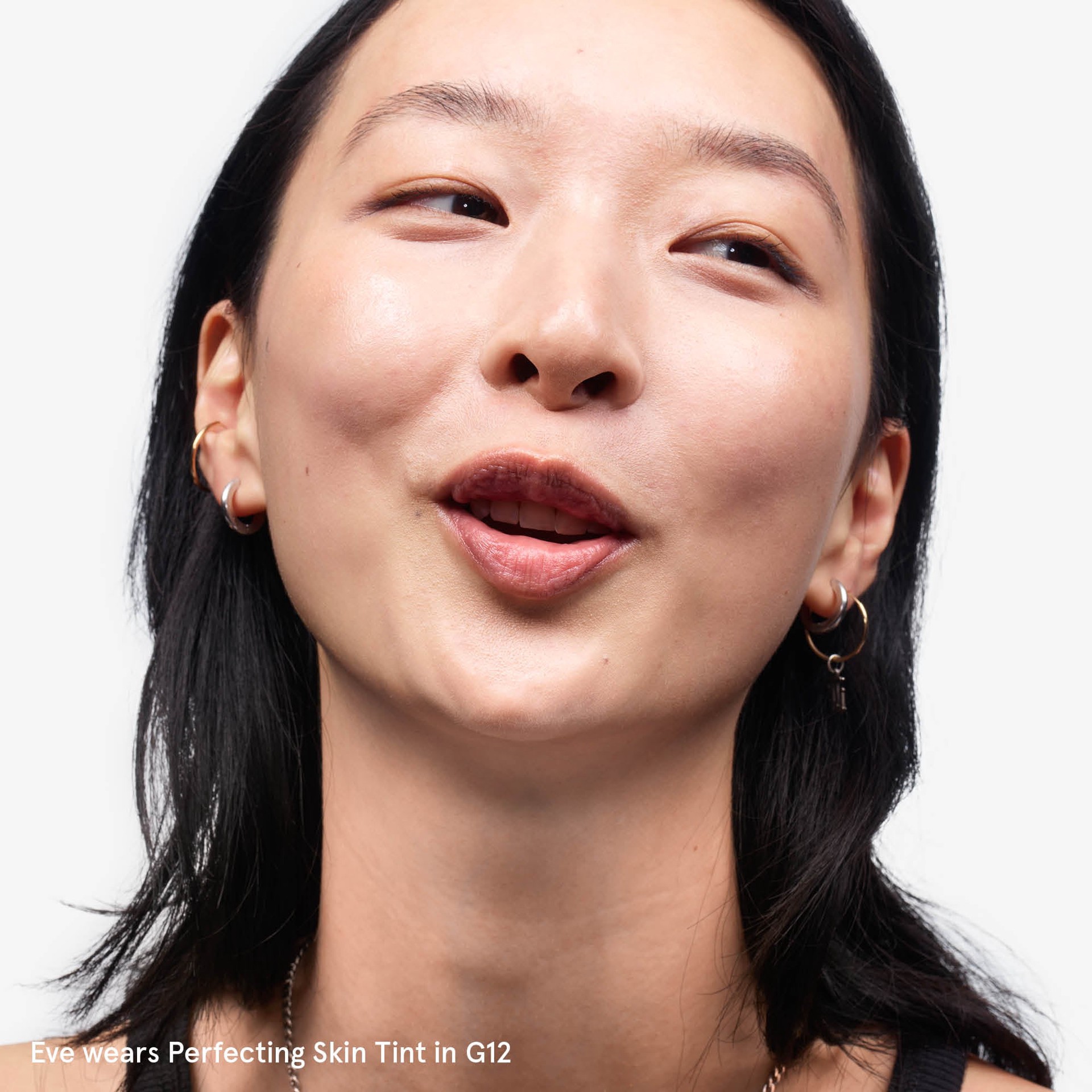 slide 6 of 11, Glossier Perfecting Skin Tint for Dewy Sheer Coverage G12, 1 oz / 30 ml