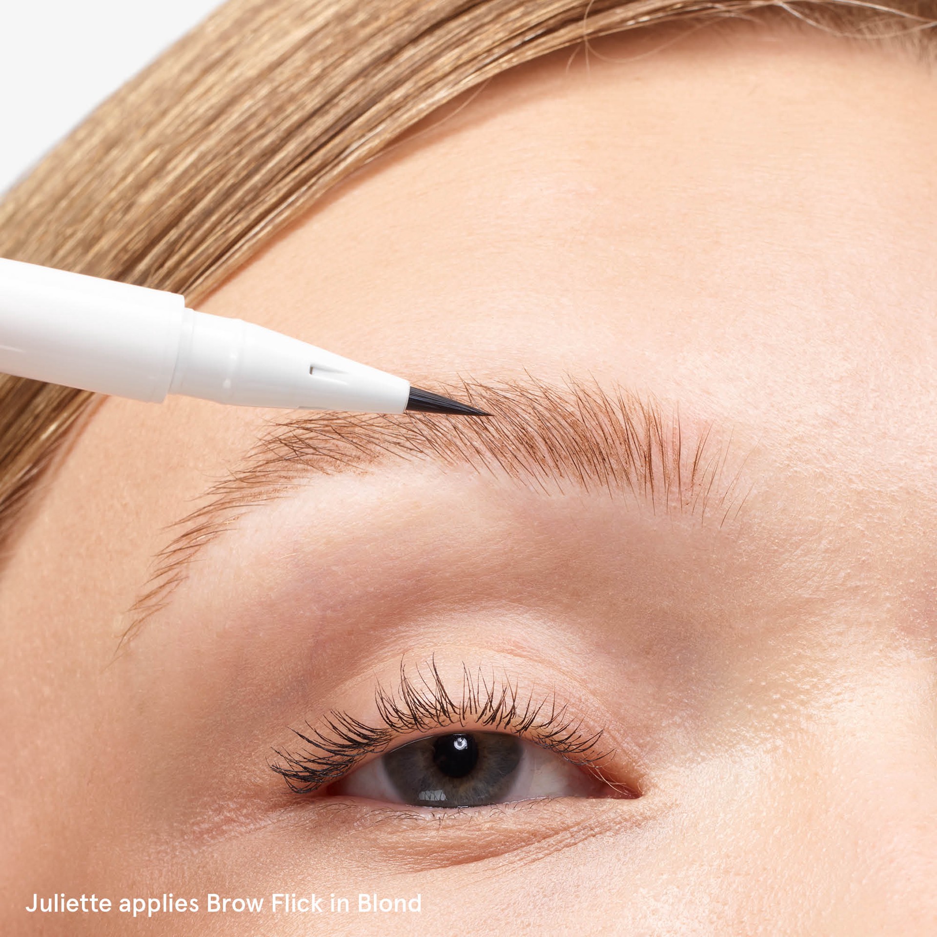 slide 4 of 8, Glossier Brow Flick Microfine Detailing Eyebrow Pen Blond, 0.01 oz / 0.48 ml