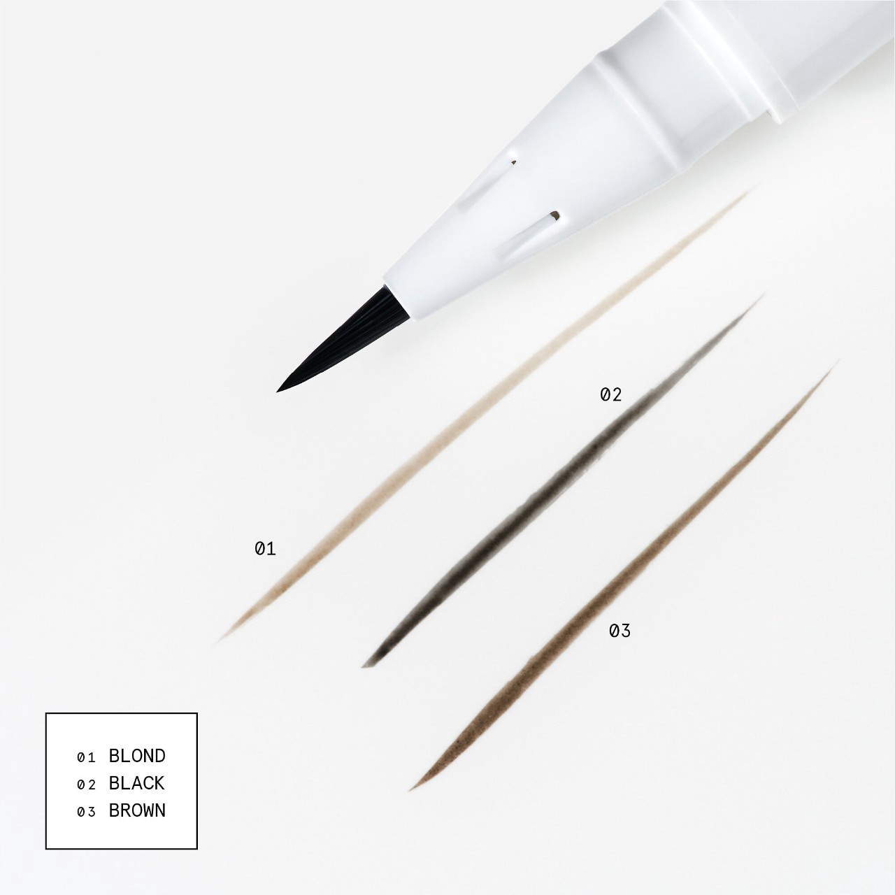 slide 7 of 8, Glossier Brow Flick Microfine Detailing Eyebrow Pen Blond, 0.01 oz / 0.48 ml