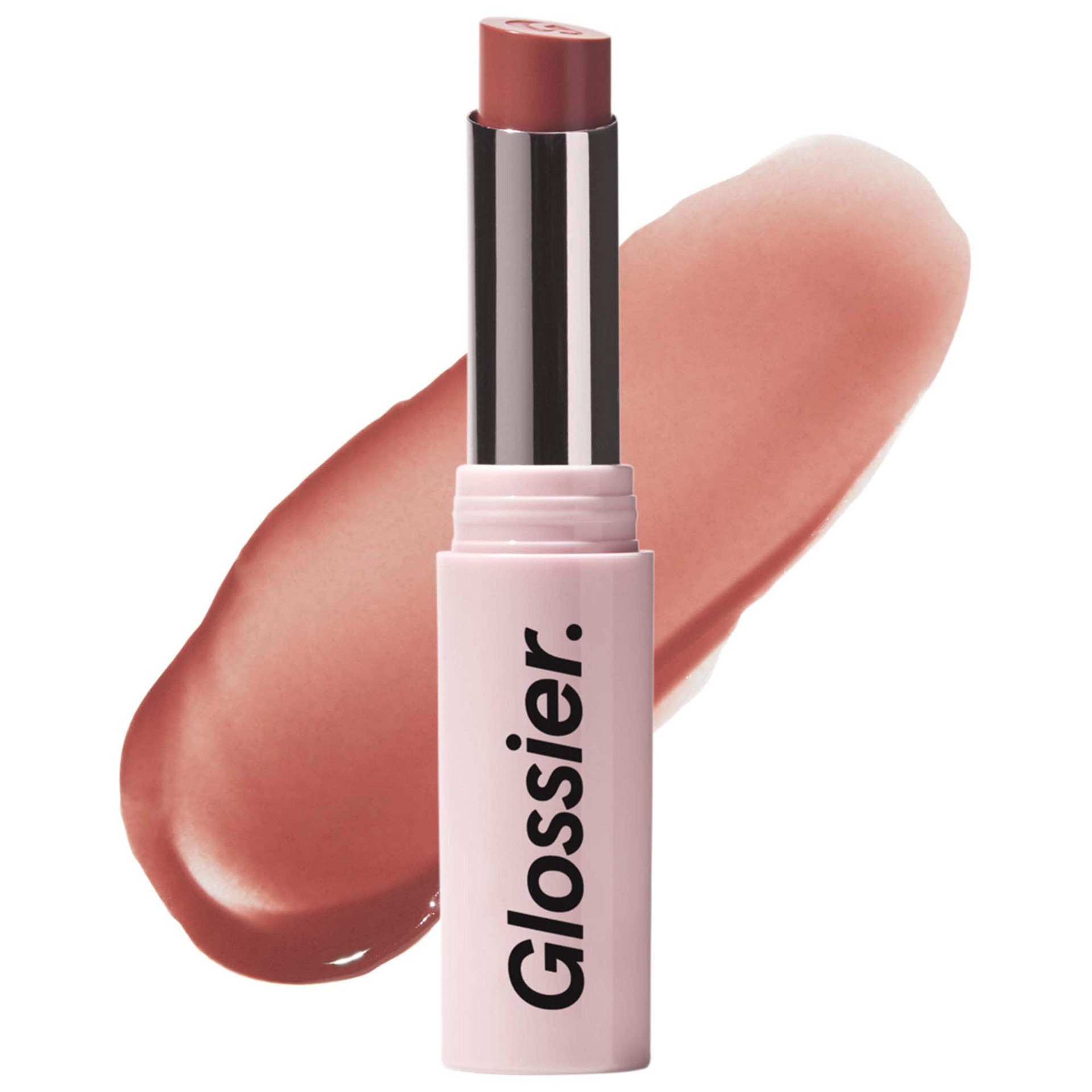 slide 1 of 10, Glossier Ultralip High Shine Lipstick with Hyaluronic Acid Villa, 0.10 oz / 3 gram