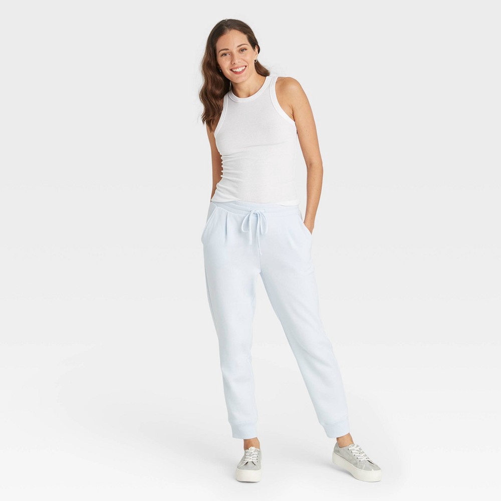 slide 3 of 3, Women's Ribbed Tank Top - A New Day White L, 1 ct