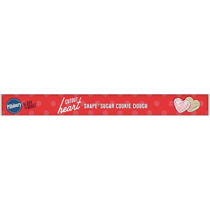 slide 7 of 7, Pillsbury Ready-to-Bake Heart Cutout Sugar Cookie Dough - 7.2oz, 7.2 oz