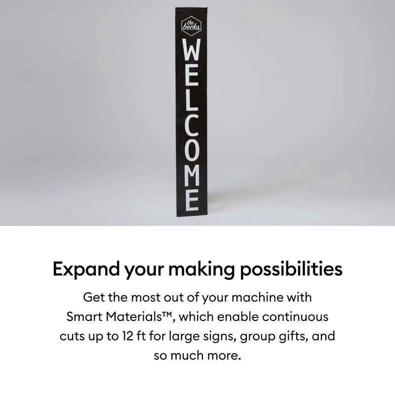 slide 4 of 9, Cricut 3' Smart Vinyl Permanent - Red: Glossy Craft Cutting Material, Compatible with Maker 3 & Explore 3, 1 ct