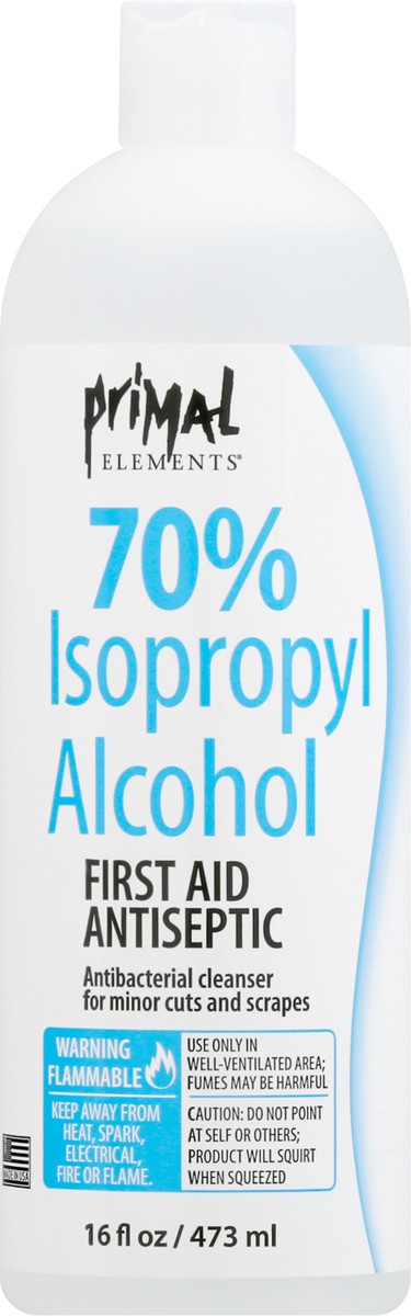 slide 6 of 9, Primal Elements 70% Isopropyl Alcohol 16 oz, 16 oz