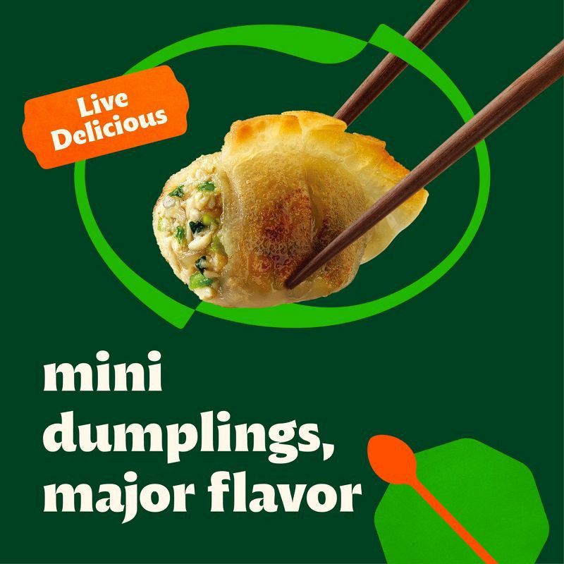 slide 3 of 8, Bibigo Frozen Mini Wontons Chicken and Vegetable Dumplings - 24oz, 24 oz