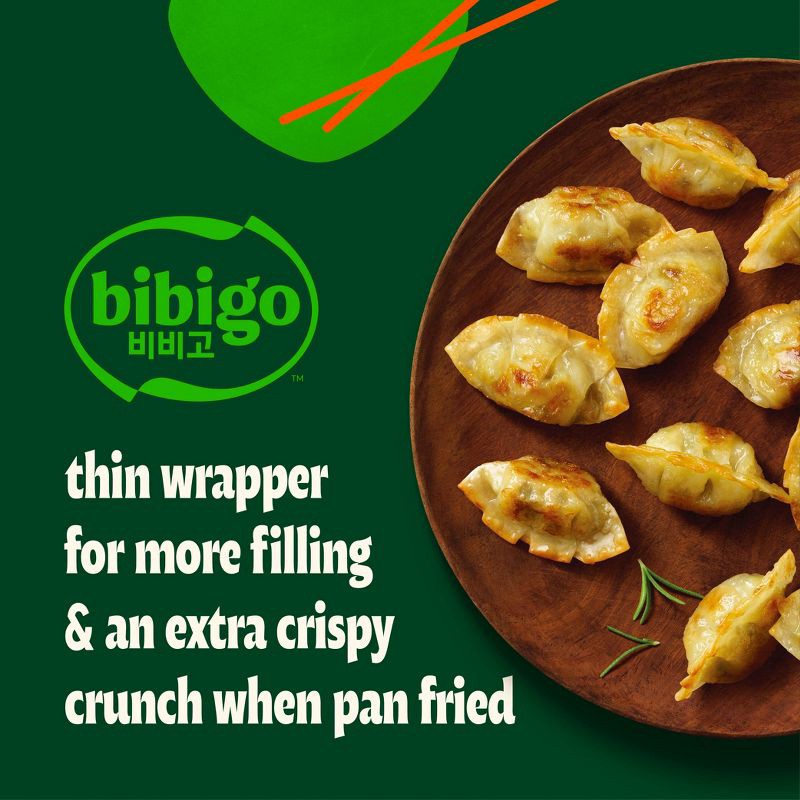 slide 4 of 8, Bibigo Frozen Mini Wontons Chicken and Vegetable Dumplings - 24oz, 24 oz