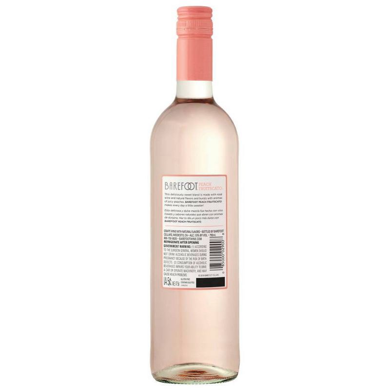 slide 2 of 8, Barefoot Cellars Fruitscato Peach Moscato Sweet Wine - 750ml Bottle, 750 ml