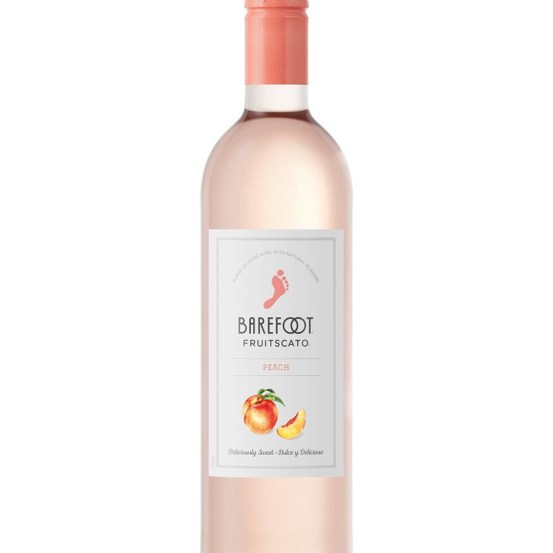 slide 7 of 8, Barefoot Cellars Fruitscato Peach Moscato Sweet Wine - 750ml Bottle, 750 ml