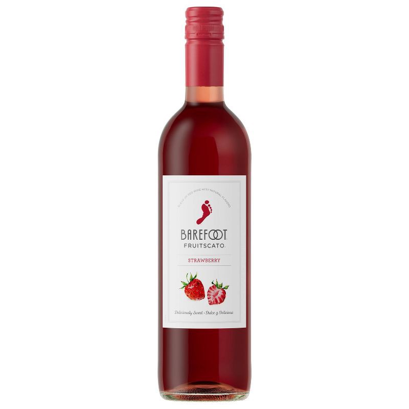 slide 1 of 1, Barefoot Cellars Fruitscato Strawberry Moscato Sweet Wine - 750ml Bottle, 750 ml