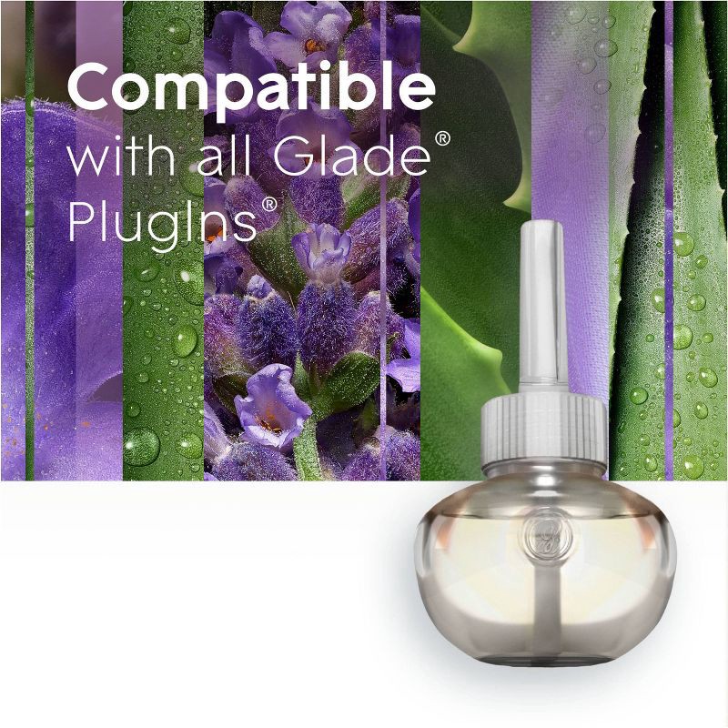 slide 11 of 16, Glade Air Freshener Plug Ins Scented Oil Diffuser Refills - Tranquil Lavender & Aloe Refill - 3.35 fl oz/5pk, 5 ct; 3.35 fl oz