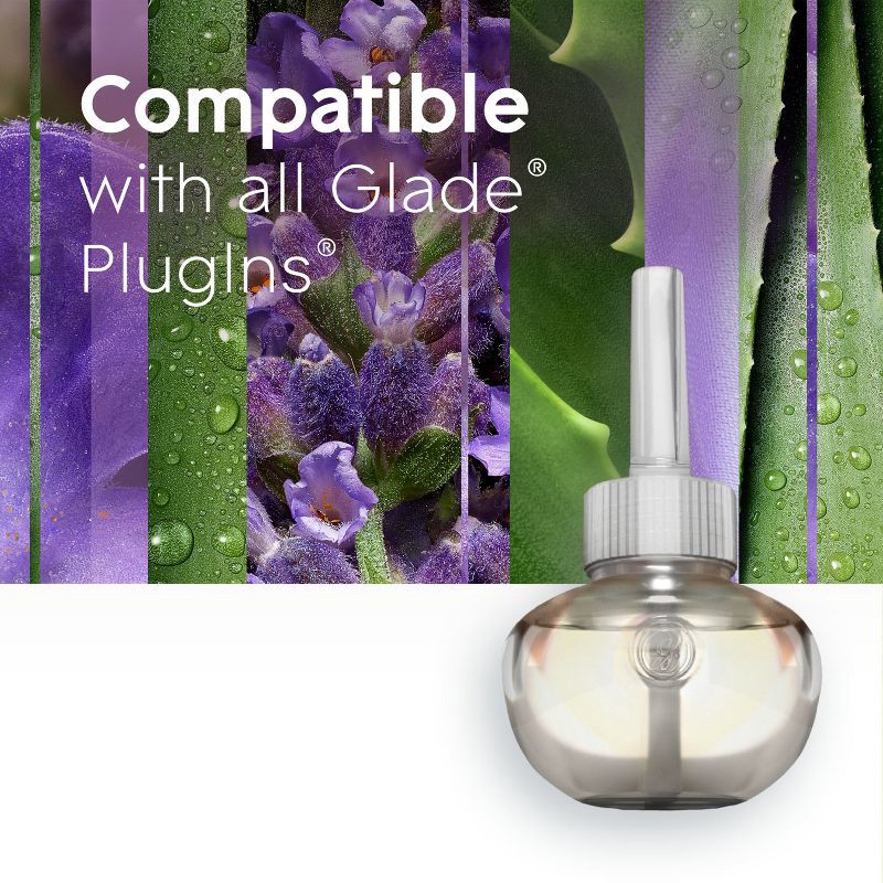 slide 11 of 16, Glade Air Freshener Plug Ins Scented Oil Diffuser Refills - Tranquil Lavender & Aloe Refill - 3.35 fl oz/5pk, 5 ct; 3.35 fl oz