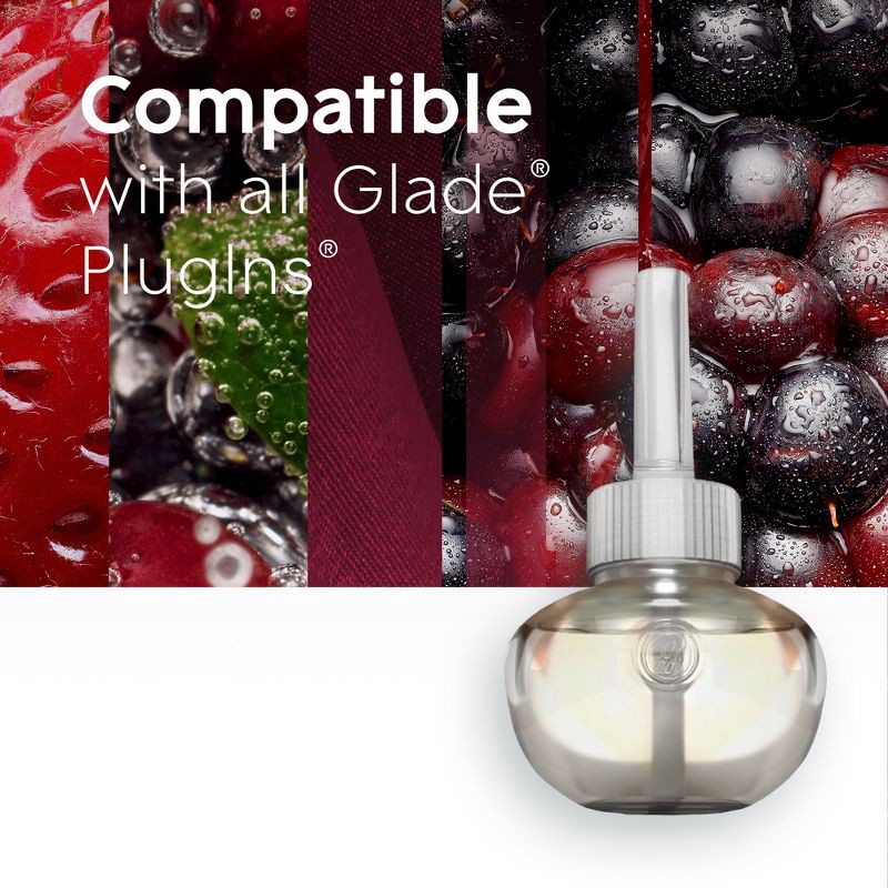 slide 8 of 13, Glade PlugIns Scented Oil Air Freshener Refill - Bubbly Berry Splash - 3.35oz/5pk, 5 ct; 3.35 oz