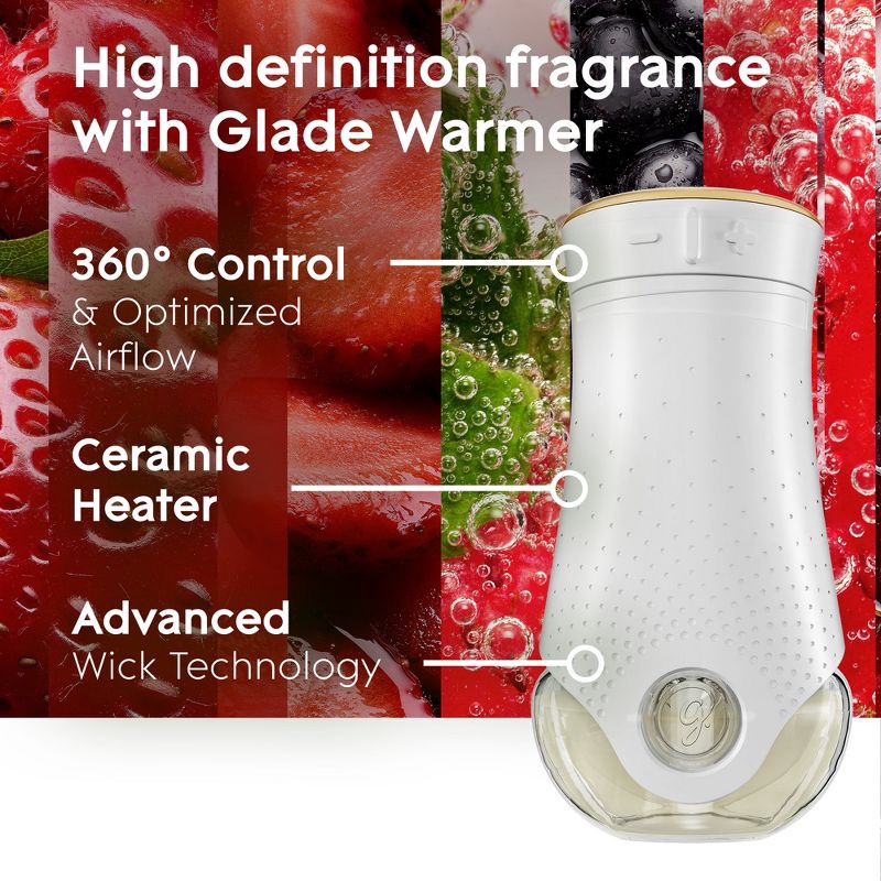 slide 11 of 13, Glade PlugIns Scented Oil Air Freshener Refill - Bubbly Berry Splash - 3.35oz/5pk, 5 ct; 3.35 oz