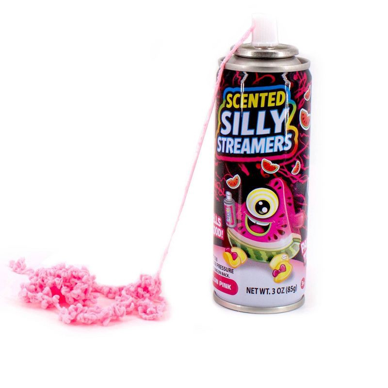 slide 2 of 3, Scentos Scented Silly Streamers Party Decoration Pink, 1 ct