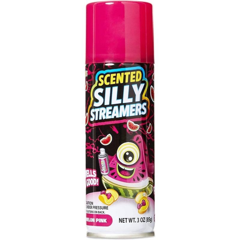 slide 1 of 3, Scentos Scented Silly Streamers Party Decoration Pink, 1 ct