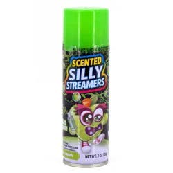 Scentos Scented Silly Streamers Party Decoration Green: Foam Party Strings for Kids, All Occasions, No Assembly Required