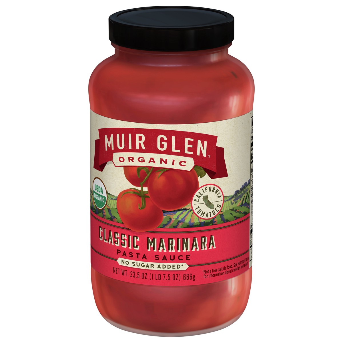slide 4 of 8, Muir Glen Classic Marinara Pasta Sauce, No Sugar Added, 23.5 oz., 23.50 oz