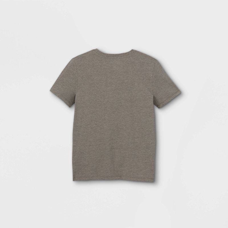 slide 2 of 2, Boys' Short Sleeve T-Shirt - Cat & Jack™ Charcoal Gray S, 1 ct