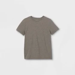 Boys' Short Sleeve T-Shirt - Cat & Jack™ Charcoal Gray S
