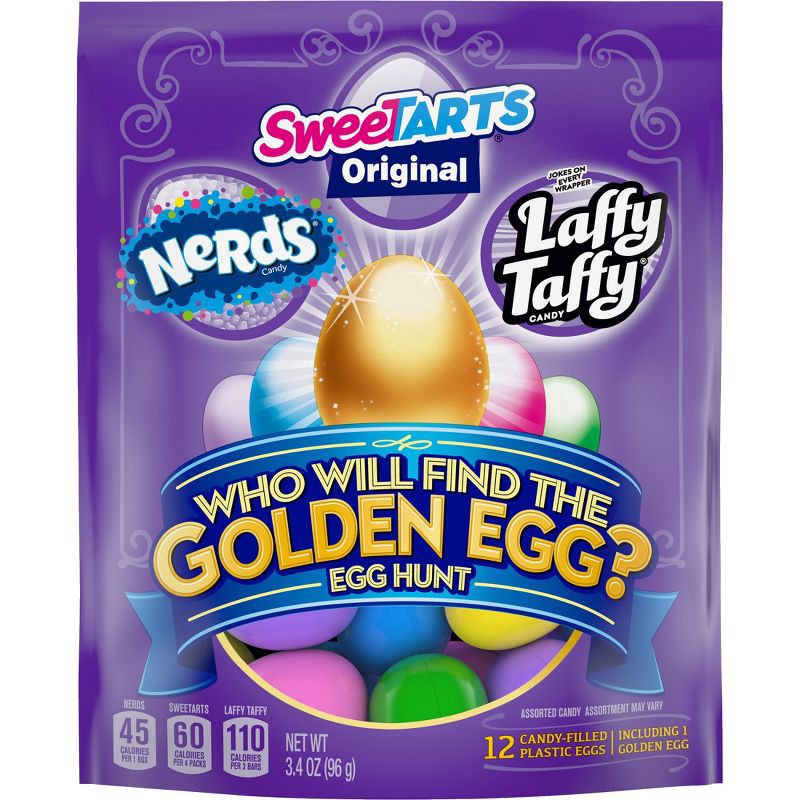 slide 1 of 6, SweeTARTS Easter Egg Hunt Golden Eggs - 3.4oz/12ct, 3.4 oz, 12 ct