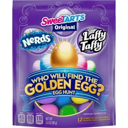 SweeTARTS Easter Egg Hunt Golden Eggs - 3.4oz/12ct