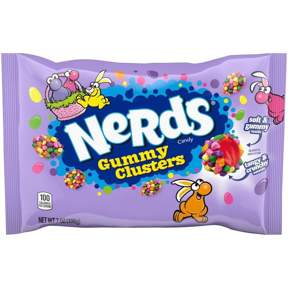 slide 1 of 4, Nerds Easter Gummy Clusters, 7 oz