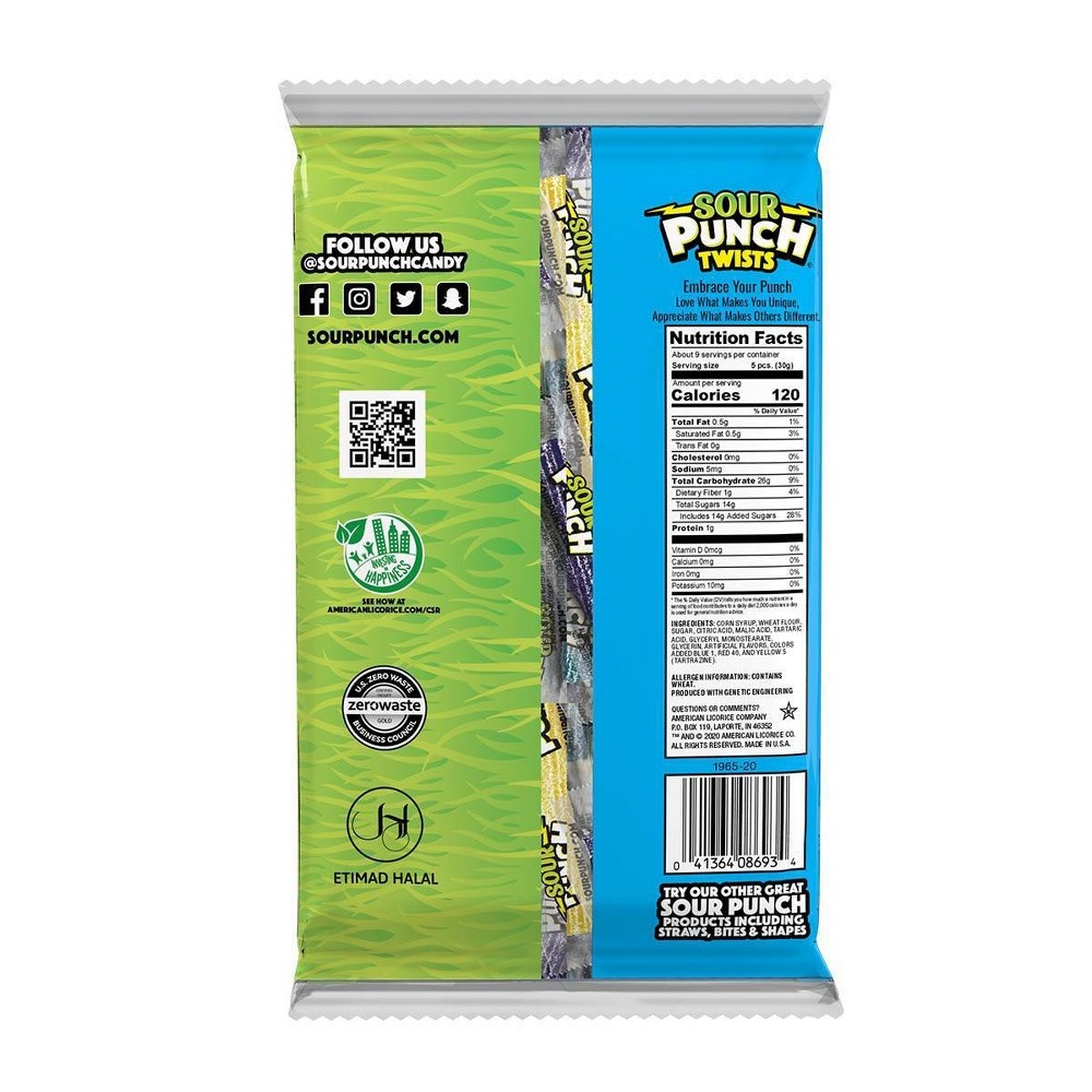 slide 4 of 5, Sour Punch Easter Assorted Twists, 10 oz, 70 ct