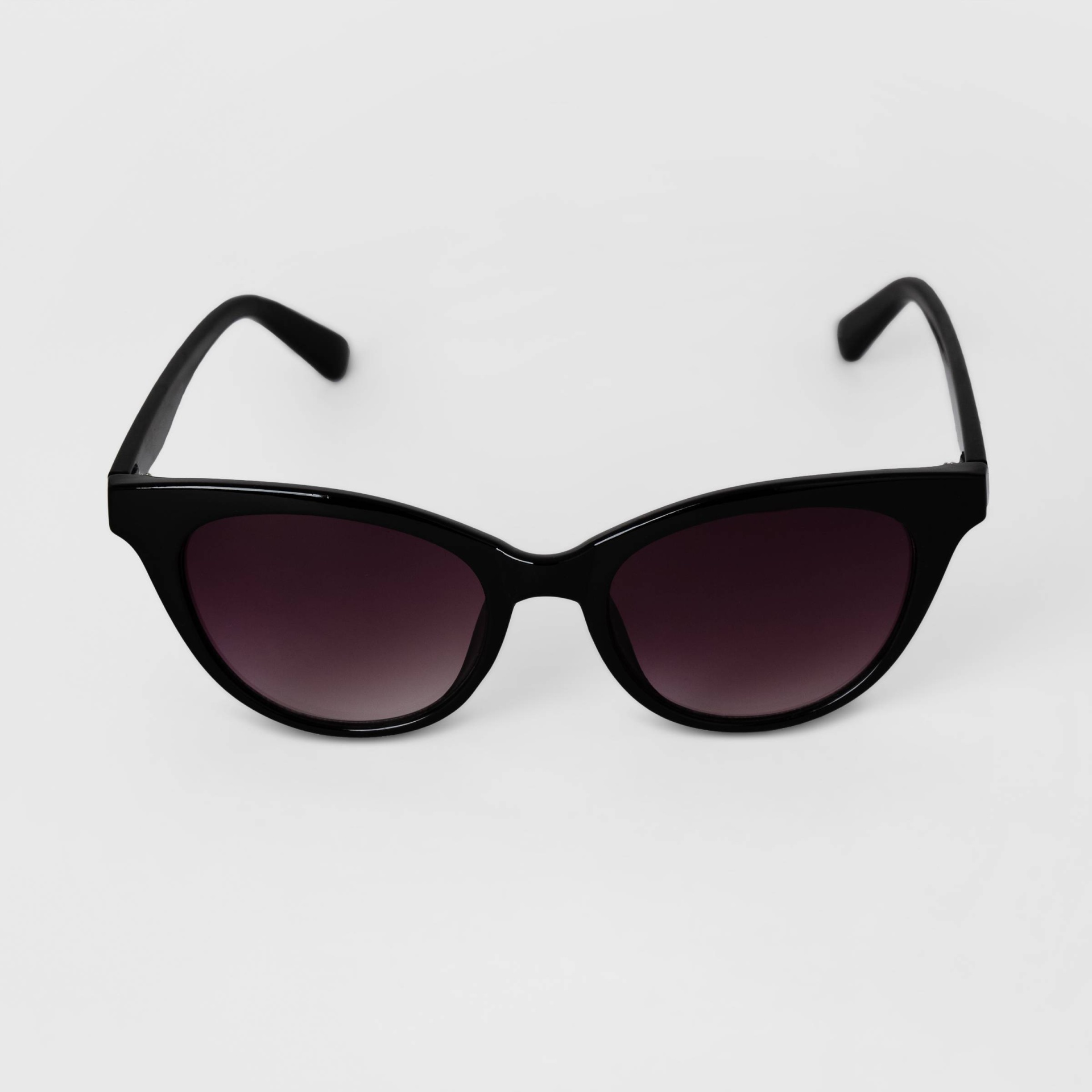 slide 1 of 2, Women's Butterfly Cateye Sunglasses - A New Day Black, 1 ct