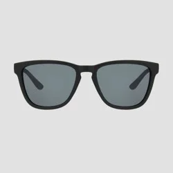 Men's Tortoise Shell Print Square Sunglasses - All In Motion™ Black: Scratch-Resistant, UV Protection, Recycled Plastic Frame
