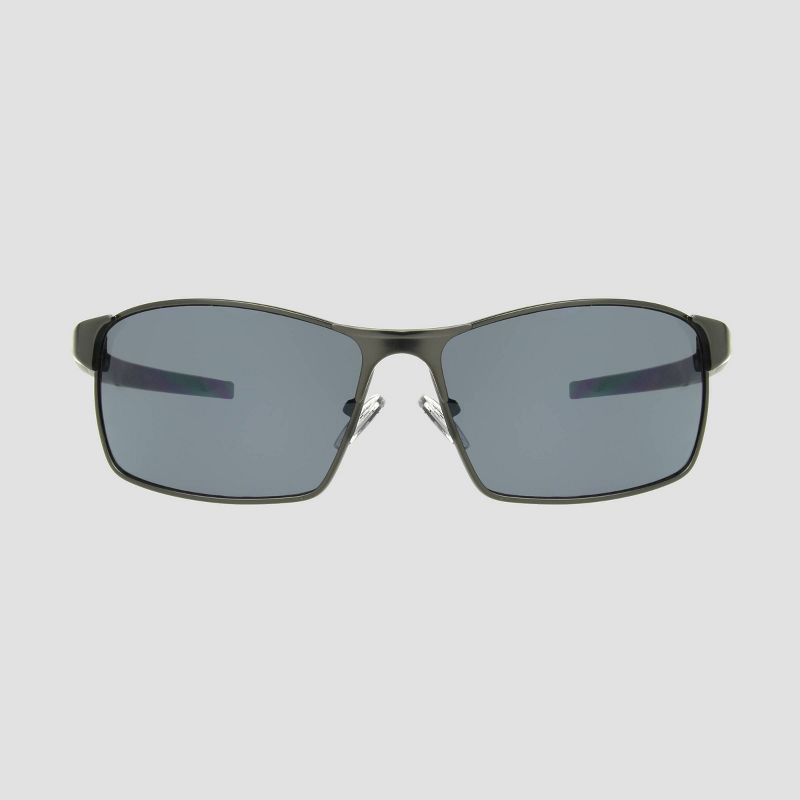 slide 1 of 2, Men's Rectangle Sunglasses - All in Motion Gray, 1 ct